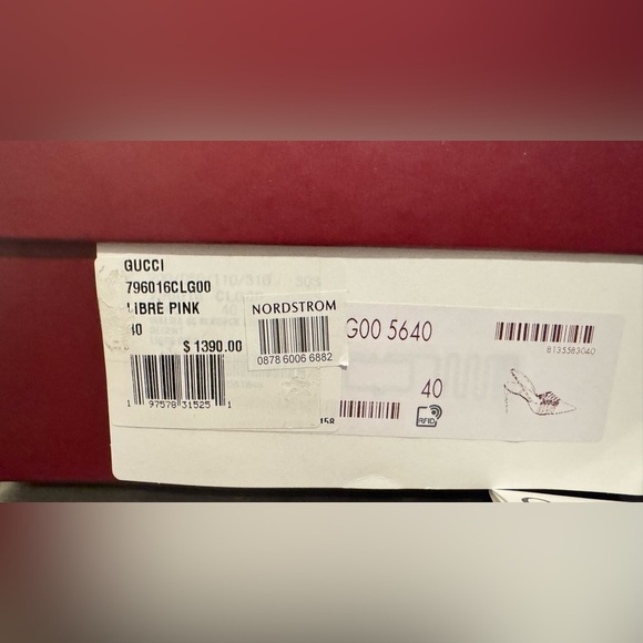 GUCCI
Pink Slingback Pump
Women’s: EU40/US10 - Picture 10 of 12